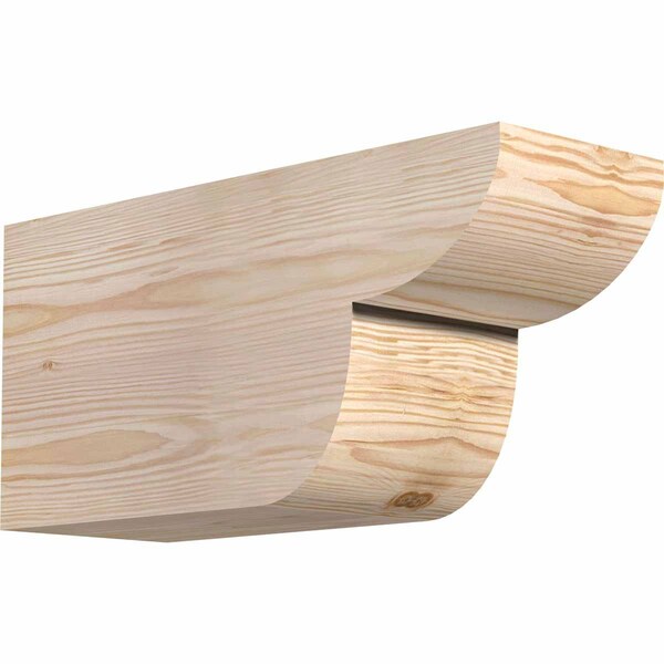 Ekena Millwork Crestline Smooth Rafter Tail, Douglas Fir, 5 1/2"W x 8"H x 16"L RFT06X08X16CRE00SDF - main